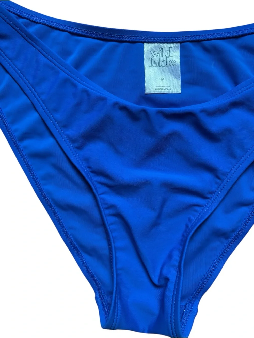 wild fable Royal Blue Three-Piece Bikini Set